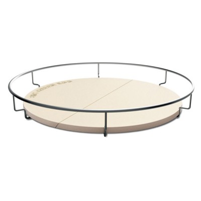 Поверхня з двох частин для приготування, керамічна з металевою вставкою