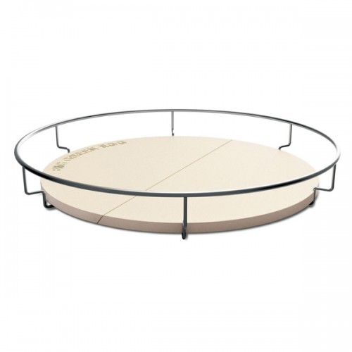 Поверхня з двох частин для приготування, керамічна з металевою вставкою